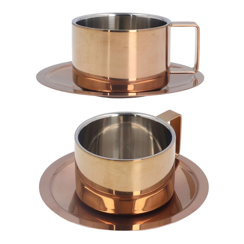 Coffee Cup Simple Ingenious 304 Stainless Steel Coffee Cup Set