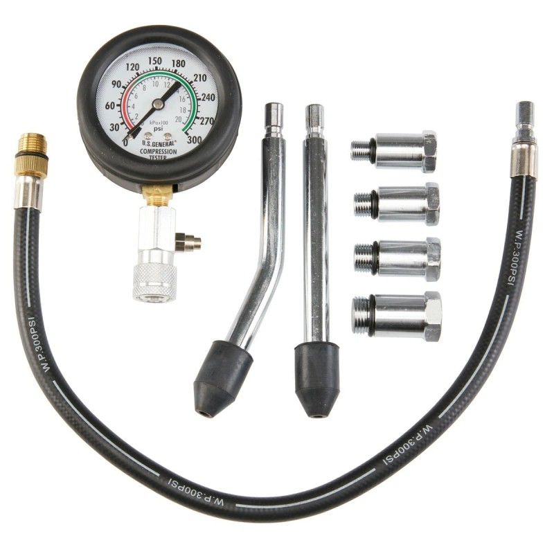 PITTSBURGH AUTOMOTIVE QUICK CONNECT COMPRESSION TESTER GAUGE CASE NEW PRESSURE