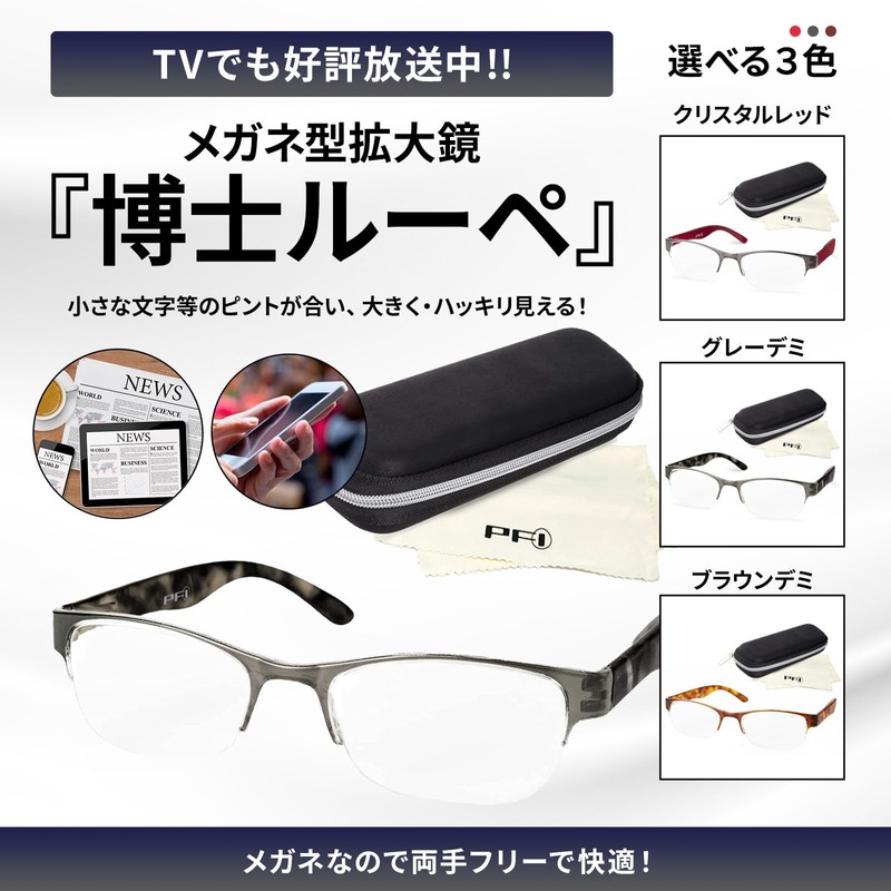 Dr. Magnifier Approx. 1.6x Gray Demi with Serial Number