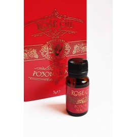 Pure 100% Essential Oil Rose Otto Damask Bulgarian Pink 6 ml in Certified