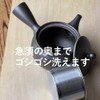 Landscape.com Tokoname Ware Teapot, 10.1 fl oz (310 ml), Black,