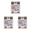 3pcs Solid State Relay SSR-40DA Single Phase Solid State Relay Module Input 3-32V DC Output 24-380V AC for Temperature Controller