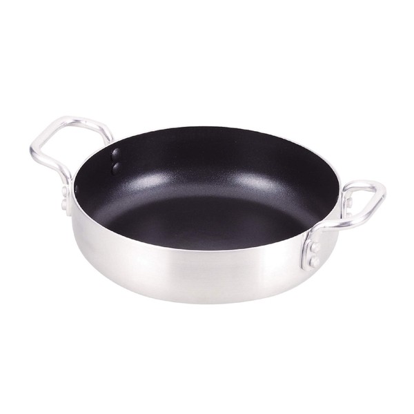 Pearl Metal HB-3962 Two-Handled Pot, Silver, 7.1 inches (18 cm), Oven Safe Tabletop Pot, Tabletop