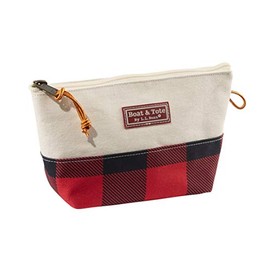 L.L.Bean Boat and Tote Zip Pouch, Mountain Red Buffalo