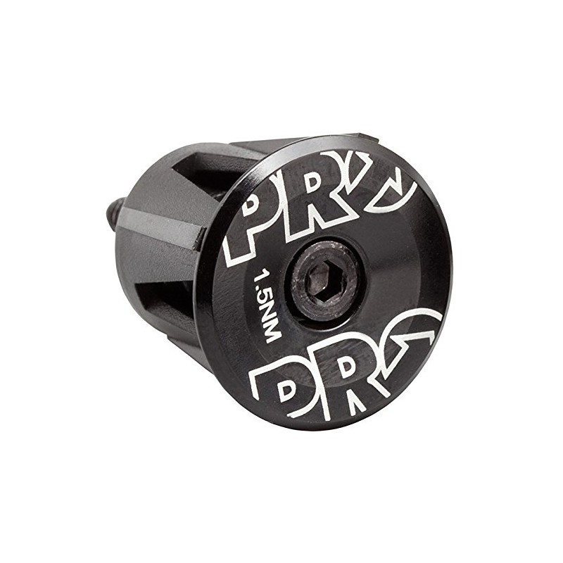 PRO Anodised Alloy Black Expanding Handlebar End Plug/Bung - Black