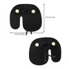 YINETTECH 2PCS Leather Archery Finger Tab Double Thickness Protective Guard