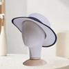 Milageto Manikin Head Model, Hat Display Stand, with Base, Multipurpose