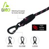 4ft/5ft Reflective Rope Dog Leash with Soft Rubber Handle -
