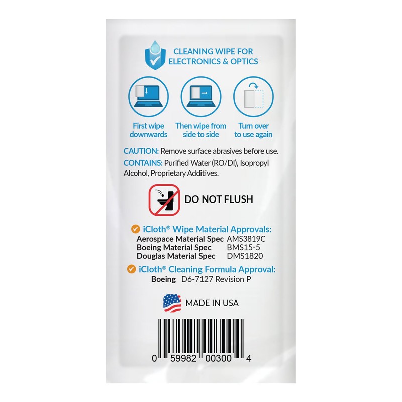 iCloth Eyeglass Cleaning Wipes: Easy and Fast Lens Cleaning and