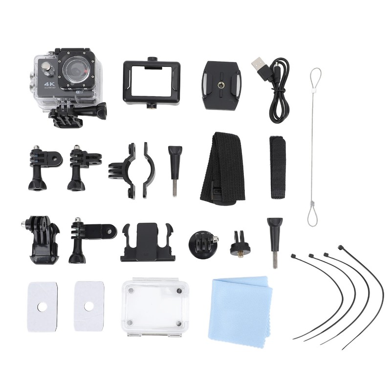 4K 30FPS Action Camera Ultra HD Underwater Camera 98FT Waterproof