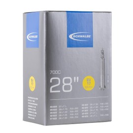 Schwalbe SV17/60 Cycling Inner Tube Black 27/28 x 1 1/8-1.75 28/47-622/635 SV60 mm, black