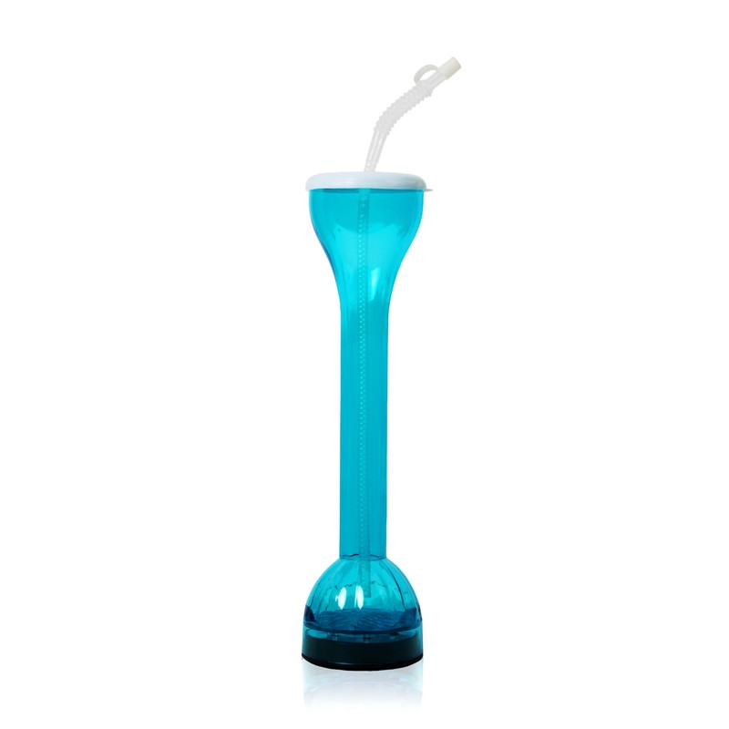 Fun Central 17 oz Blue LED Flashing Yard Glass with