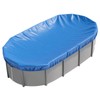 16x10 FT Oval Pool Cover for Above Ground Pools,Solar Oval