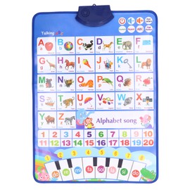 Electronic Wall Alphabet Interactive Early Educational Piano Tones Music ABC 123 Learning Poster for Boys Girls