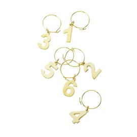 Viski Belmont Gold Plated Wine Charms