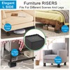 EGTTGIN Bed Risers 1 inch, 2 inch, 3 inch, 4