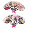 Suoirblss Set of 4 Elegant Vintage Chinese Fan Dancing Fan