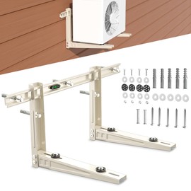 Toutgood Mini Split Wall Mounting Bracket, Heavy-Duty Wall Bracket for 7000 Btu to 12000 Btu Outdoor Ductless Minisplit Air Conditioner AC Heat Pump Systems, Max 400 Lb Capacity