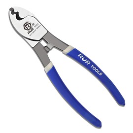 KOOLEVER 6 Inch / 150mm Cable Cutters, Wire Cutters Heavy Duty High Carbon Steel Wire Snips with Anti-Slip Handle for Copper, Aluminium and Electric Cables, High Leverage Hand Tools