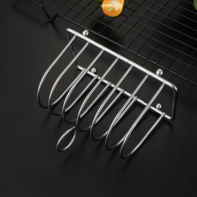 Ekoama Stainless Steel Toast Bread Rack 6 Slices Bread Box