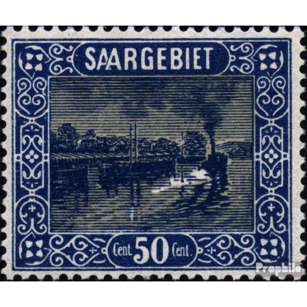 Saar 92 with hinge 1922 Landscapes (Stamps for collectors)