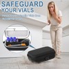 Portable Peptide Case for Fridge, Holds Peptide 1-30ml Vials Standard