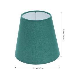 OSALADI Fabric Drum Lampshade for Floor Lamp Lighting Replacement Bedside Lamp Replacement Fabric Lampshade for Wall Farmhouse Home Decoration Green