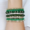 RIAH FASHION Bohemian Bead Multi Layer Versatile Statement Bracelets -
