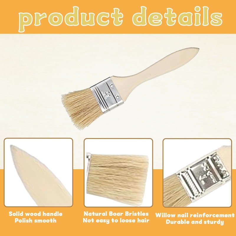 4Pcs Pastry Brushes, Oil Brush for Cooking, Pastry Brushes for