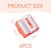6 Orange Cutter Heads, Sliding Cutter, Bidirectional Cutter, Suitable for