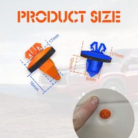 HAOBO 50PCS Fender Flare Clips, Molding Retainer Clips, 75495-35010 75397-35010 Exterior Door Trim Panel Rear Plastic Rocker Panels Fasteners Retainer Kit Fit for Toyota 4Runner Highlander RAV4 Tacoma