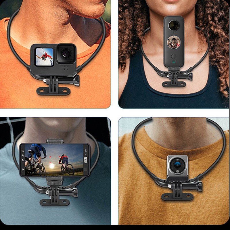 Action Camera Neck Holder Hanging On Neck Mobile Phone Stand