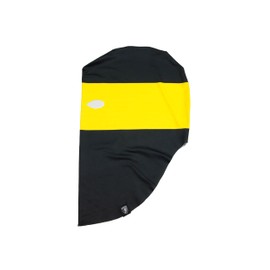 Polyester balaclava. - Black/Yellow, size: l