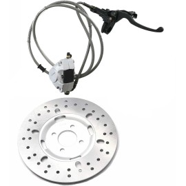 Unbranded Hydraulic Rear Brake Caliper + Disc Rotor Fo GY6 150cc ATV Quad Go Kart Taotao