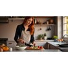 professional kitchen knife set with scissors - 3-piece black knives
