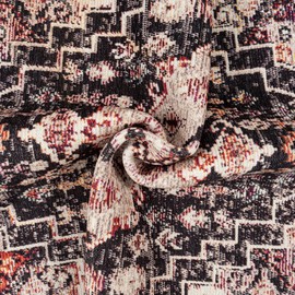 GLN Rugs Vintage Collection - Machine Washable Area Rug, Vintage Washable Rug, Non Slip Area Rug, Low Pile Living Room Rug, Bedroom Rug, Bathroom Rug - Easy Clean (3'x5' Multicolor Rug)