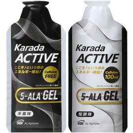 Alapras Karada Active 5-ALA GEL 10 Bag Set, Yokan Flavor, 5 Bags of Sakura Mochi Flavor, 5 Bags