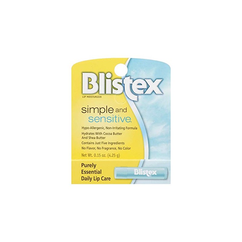 Blistex Simple Sensitive .15 oz. (Pack of 24)
