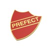 Prefect Shield School Badges, Metal, Pack of 4, Available in