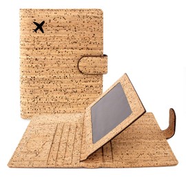 Boshiho Passport Holder, Travel Wallet, RFID Blocking Organizer for Passport, Credit Card, Money, Boarding Passes, Travel Accessories for Men and Women, cork, 主义
