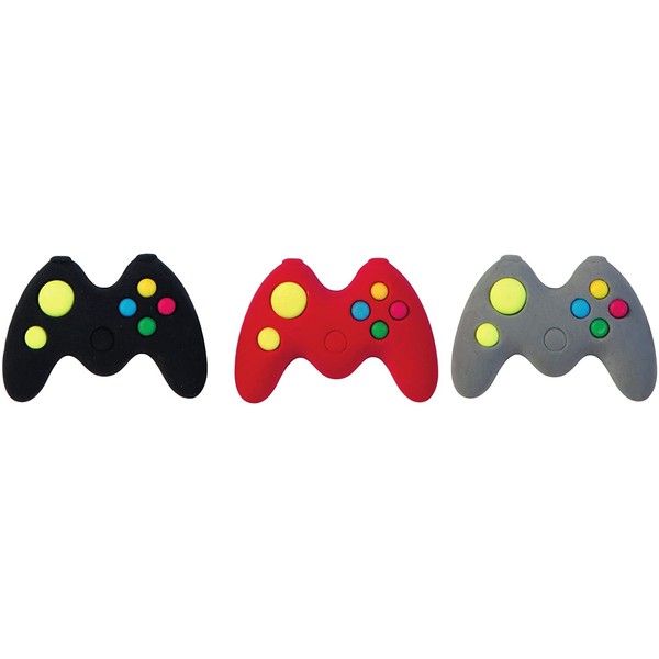 Raymond Geddes Game Controller Erasers (Pack of 24)