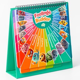 Multi-Memo Emotion Flipbook for Kids: Manage Your Feelings Better with Feelings Builder - Great for Home, School & Therapy