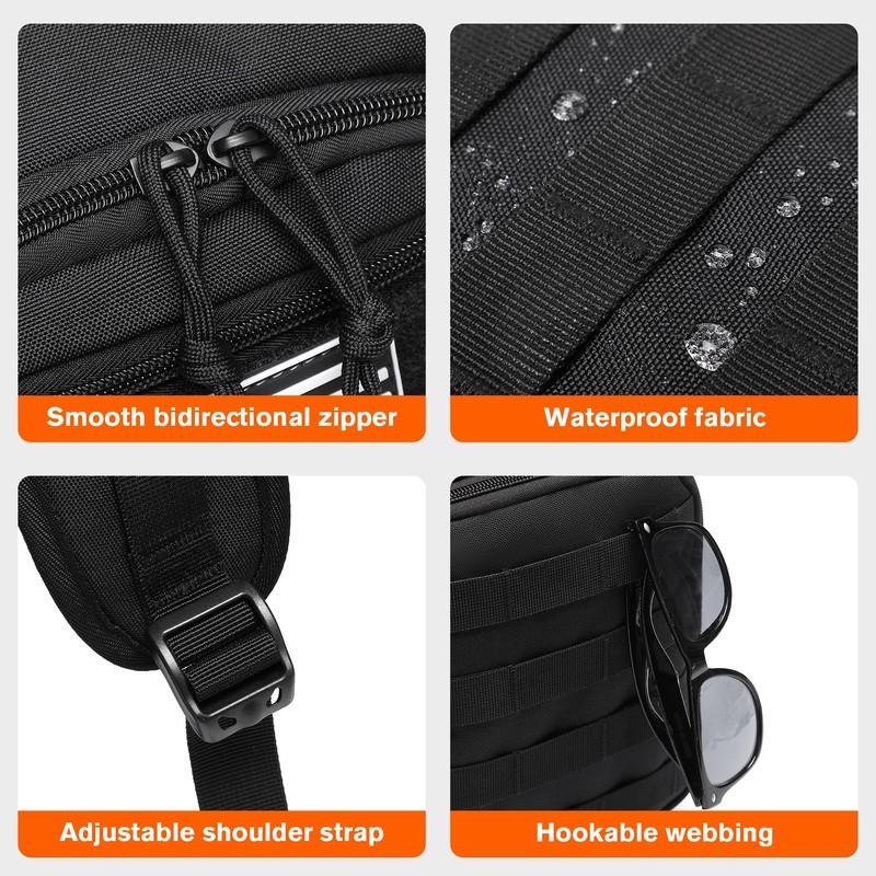 wotony Hydration Backpack with Water Bladder for Hiking Tactical Hydration