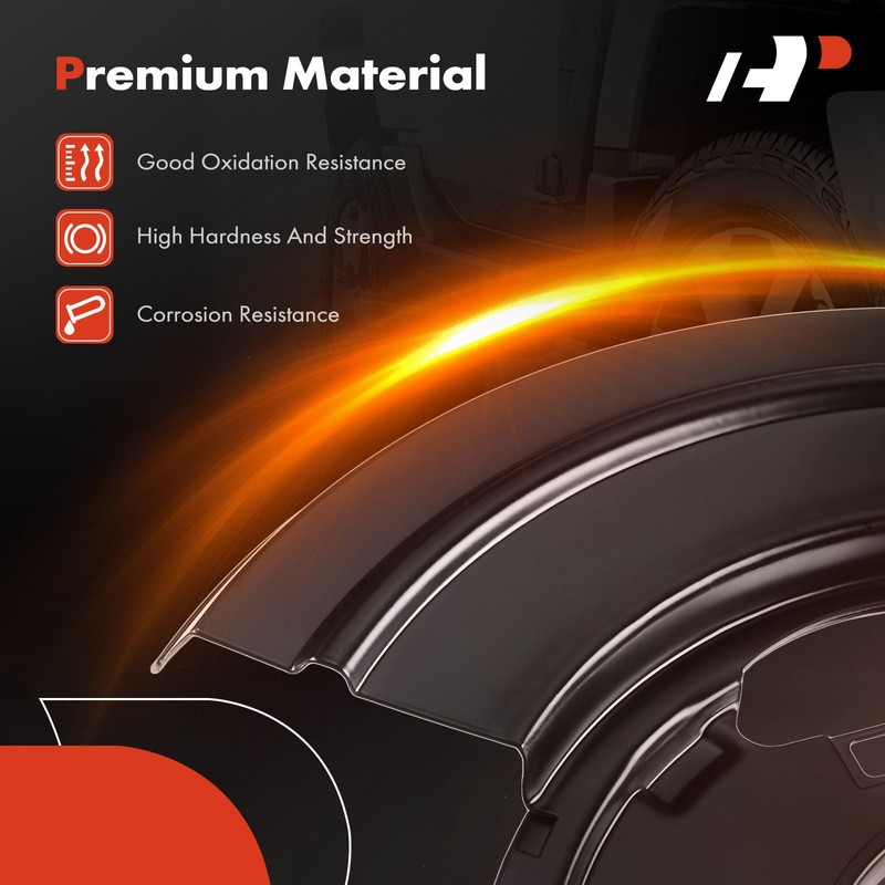 A-Premium Front Passenger Side Brake Dust Shield Compatible with Dodge