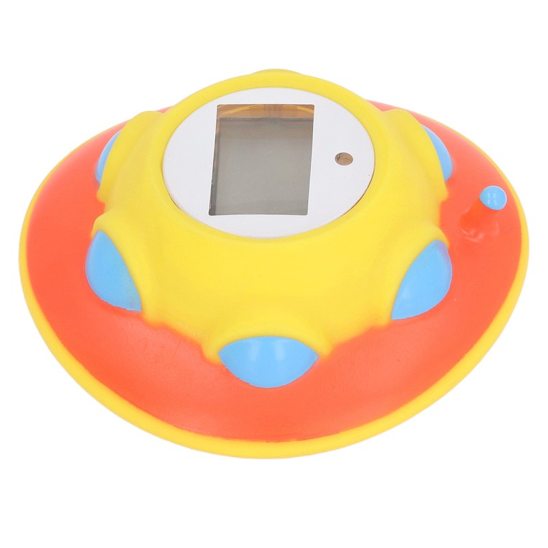 Baby Bath Thermometer Fun Cartoon Flying Disc Waterproof Safety 10℃‑50°C