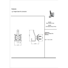 Designers Impressions 600 Series Polished Chrome Double Robe Hook
