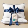 DOWNSTORIA Shredded Memory Foam Pillows Queen Size Set of 2,