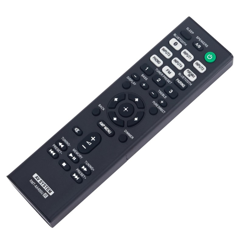 VINABTY RMT-AA400U Replacement Remote Control Compatible with Sony AV Stereo