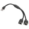 RJ45 Ethernet Adapter Cable Extension Function 1 to 2 Port