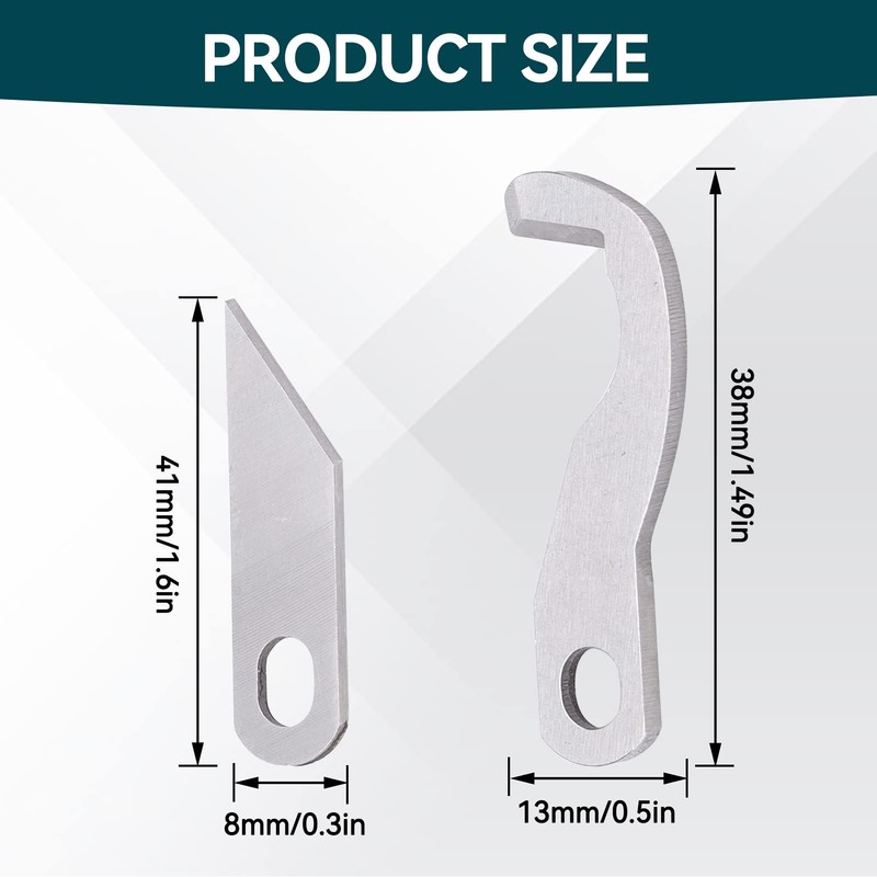 Agatige Cuchillas Angulares Duraderas, 929D 1034D 1134D Cuchillo Superior e